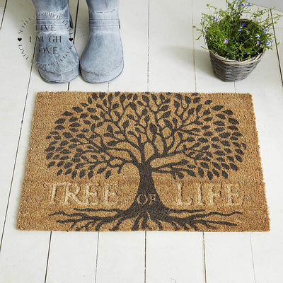 Tree Of Life Doormat - LIVE LAUGH LOVE LIMITED