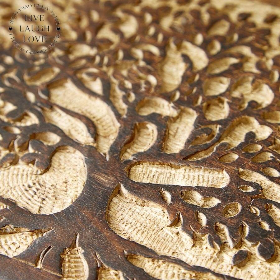 Tree Of Life Wooden Keepsake Box - LIVE LAUGH LOVE LIMITED