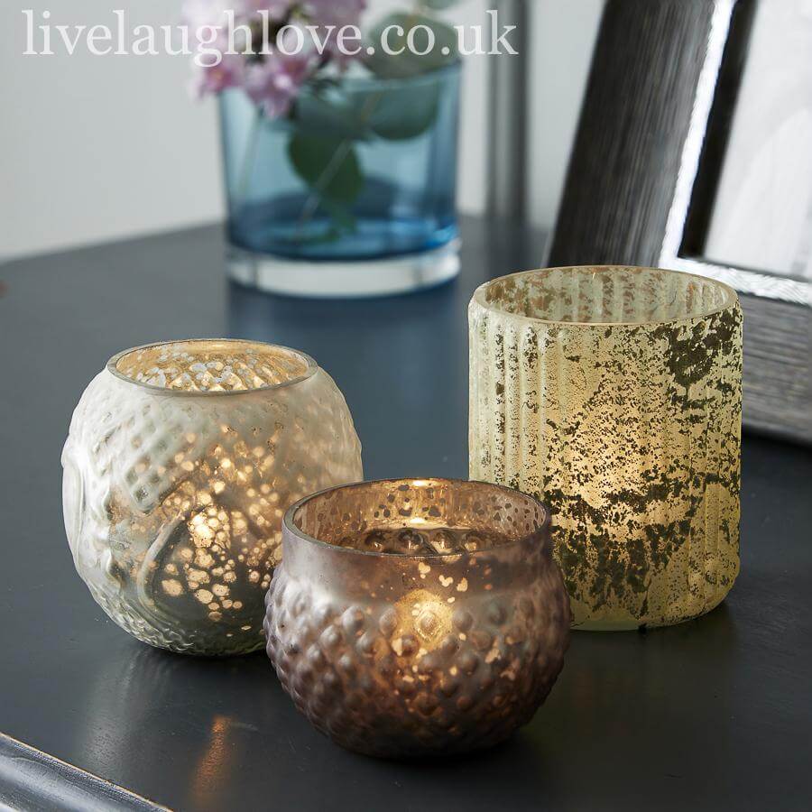 Vintage Tea Light Collection - LIVE LAUGH LOVE LIMITED