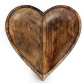 Wooden Heart Bowl - LIVE LAUGH LOVE LIMITED