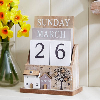 Wooden Houses Calendar - LIVE LAUGH LOVE LIMITED