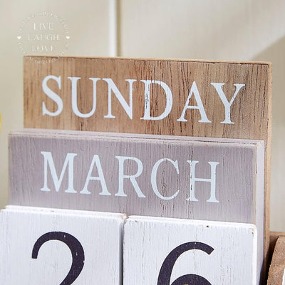 Wooden Houses Calendar - LIVE LAUGH LOVE LIMITED