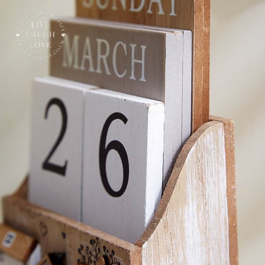 Wooden Houses Calendar - LIVE LAUGH LOVE LIMITED