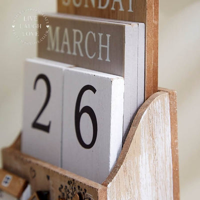 Wooden Houses Calendar - LIVE LAUGH LOVE LIMITED